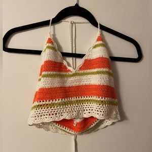 Aerie crochet crop top size XS